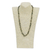 Quartz beaded necklace, 'Glistening Forest' - Long Quartz Beaded Necklace Crafted in Brazil