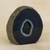 Agate geode, 'Great Depths' - Dark Blue and Grey Polished Agate Geode from Brazil (image 2b) thumbail