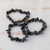 Obsidian beaded stretch bracelets, 'Stormy Trio' (set of 3) - Obsidian Chip Beaded Stretch Bracelets (Set of 3) (image 2c) thumbail