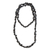 Obsidian beaded necklace, 'Stormy Beauty' - Obsidian Beaded Necklace Crafted in Brazil (image 2a) thumbail