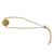 Gold accented golden grass pendant bracelet, 'Golden Delicacy' - 18k Gold Accented Golden Grass Pendant Bracelet from Brazil (image 2b) thumbail