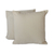 Cotton cushion covers, 'Ivory Texture' (pair) - Handwoven Cotton Cushion Covers in Ivory from Brazil (Pair)