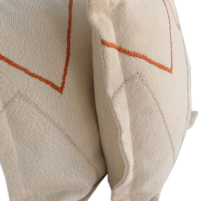 Kissenbezüge aus Baumwolle, (Paar) - Geometrische Kissenbezüge aus Baumwolle aus Brasilien (Paar)