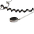 Achat-Anhänger-Halskette - Schwarze Achat-Anhänger-Halskette aus Brasilien
