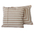 Cotton cushion covers, 'Mesmerizing Square' (pair) - Square Motif Cotton Cushion Covers from Brazil (Pair)