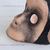 Leather mask, 'Monkey Around' - Handcrafted Realistic Chimpanzee Molded Leather Mask (image 2c) thumbail