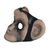 Leather mask, 'Monkey Around' - Handcrafted Realistic Chimpanzee Molded Leather Mask (image 2d) thumbail