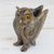 Dolomite sculpture, 'Earthen Owl' - Hand-Carved Earth-Tone Dolomite Owl Sculpture from Brazil (image 2) thumbail