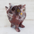 Magnesite sculpture, 'Hooting Owl' - Hand-Carved Magnestie Owl Sculpture from Brazil