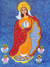 'Our Lady of Conception' - Signed Folk Art Painting of Mother Mary from Brazil thumbail