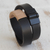 Leather wrap bracelet, 'Black Modernity' - Modern Leather Wrap Bracelet in Black from Brazil (image 2b) thumbail