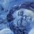 Die Wächter – Expressionistisches Engelgemälde in Blau aus Brasilien