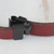 Leather wristband bracelet, 'Hot Modernity' - Modern Leather Wristband Bracelet in Burgundy from Brazil