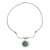 Quartz pendant necklace, 'Sun Rays' - Sun-Themed Green Quartz Pendant Necklace from Brazil (image 2d) thumbail