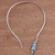 Halskette mit Jaspis-Kragen, „Lake Magnitude“ – Halskette mit Jaspis-Kragen-Anhänger aus Brasilien