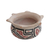 Dekorative Keramikvase, (3 Zoll) - Dekorative Schildkrötenvase aus Keramik im Marajoara-Stil (3 Zoll)