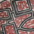 Keramik-Dekoschale, (16 Zoll) - Blattförmige dekorative Keramikschale in Rot (16 Zoll)