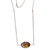 Citrin-Anhänger-Halskette, 'Trapez Oval'. - Moderne Citrin-Anhänger-Halskette aus Brasilien