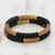 Golden grass bangle bracelets, 'Nature Rings' (pair) - Natural Golden Grass Bangle Bracelets from Brazil (Pair)
