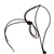 Lange Zuchtperlen-Anhänger-Halskette, 'Cradling Ring - Einstellbare Anhänger-Halskette mit runder Zuchtperle