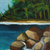 'Ilha Grande' - Signed Impressionist Island Painting from Brazil (image 2b) thumbail