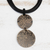 Wood pendant necklace, 'Intricate Lines' - Wood Pendant Necklace with Intricate Line Motifs (image 2b) thumbail