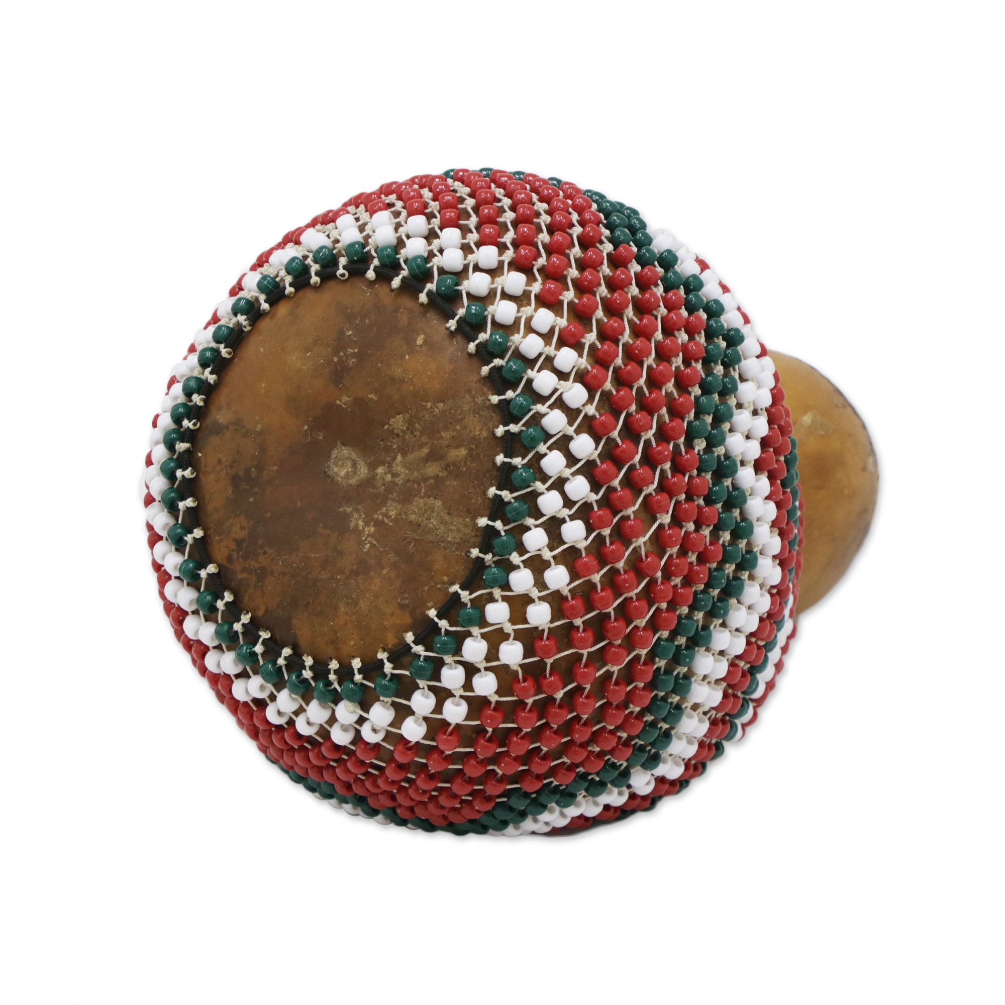 Gourd and Plastic Bead Shekere Percussion Instrument Shekere Music