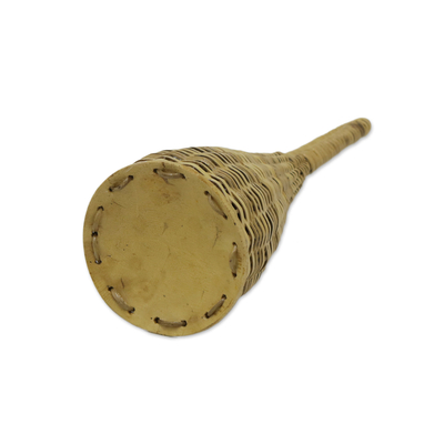 Caixixi de fibra natural y calabaza, (sencillo) - Instrumento de percusión individual Caixixi de fibra natural y calabaza
