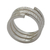 Sterling silver band ring, 'Spiral Texture' - Textured Sterling Silver Band Ring from Brazil