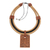 Ceramic pendant necklace, 'Elegant Maze' - Adjustable Ceramic Pendant Necklace Crafted in Brazil (image 2a) thumbail