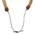 Ceramic pendant necklace, 'Elegant Maze' - Adjustable Ceramic Pendant Necklace Crafted in Brazil (image 2e) thumbail