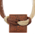 Ceramic pendant necklace, 'Amazon Labyrinth' - Labyrinth Motif Ceramic Pendant Necklace from Brazil (image 2d) thumbail