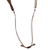 Ceramic pendant necklace, 'Tribal Square' - Square Ceramic and Natural Fiber Pendant Necklace (image 2e) thumbail