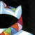 Print, 'Seated Colorful Cat' (limited edition) - Limited Edition Surrealist Cat Print from Brazil (image 2b) thumbail