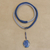 Collar con colgante de lapislázuli - Collar largo con colgante de lapislázuli de Brasil