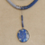 Lapis lazuli pendant necklace, 'Sky Pendulum' - Lapis Lazuli Long Pendant Necklace from Brazil