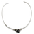 Halskette mit Obsidian-Kragen - Moderne Obsidian-Halskette aus Brasilien