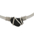 Obsidian collar necklace, 'Refined Queen' - Modern Obsidian Collar Necklace from Brazil