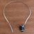 Obsidian-Halskette, 'Dark Magnitude', 'Dark Magnitude - Obsidian-Halskette in Brasilien hergestellt