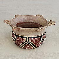 Featured review for Ceramic decorative vase, Marajoara Turtle (4 inch)