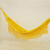 Cotton hammock, 'Tropical Yellow' (double) - Handwoven Maize Yellow Cotton Hammock from Brazil (Double) thumbail