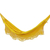 Cotton hammock, 'Tropical Yellow' (double) - Handwoven Maize Yellow Cotton Hammock from Brazil (Double) (image 2a) thumbail