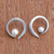 Cultured pearl drop earrings, 'Swirl Glow' - Modern Cultured Pearl Drop Earrings Crafted in Brazil (image 2b) thumbail