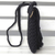 Cotton sling, 'Black Macrame' - Macrame Black Cotton Sling from Brazil