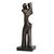 Escultura de bronce - Escultura Moderna en Bronce de Madre e Hijo sobre Base de Granito