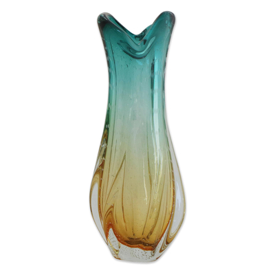 Art glass vase, Fascinating Wave