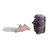 Rose quartz and amethyst gemstone figurine, 'Rosy Toucan' - Rose Quartz and Amethyst Toucan Gemstone Figurine (image 2e) thumbail