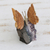 Jasper and amethyst gemstone figurine, 'Earthen Wings' - Jasper and Amethyst Butterfly Gemstone Figurine from Brazil (image 2b) thumbail