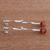Agate drop earrings, 'Red-Orange Cloud' - Red-Orange Agate and Sterling Silver Drop Earrings (image 2b) thumbail
