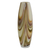 Art glass vase, 'Murano Layers' - Murano-Style Art Glass Vase in Brown from Brazil thumbail